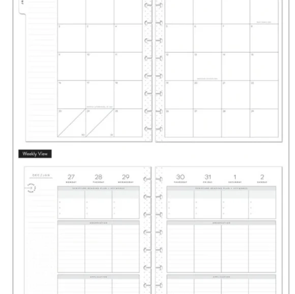 NWT Sealed The Happy Planner Spoonfull of Faith CLASSIC size - Picture 3 of 8